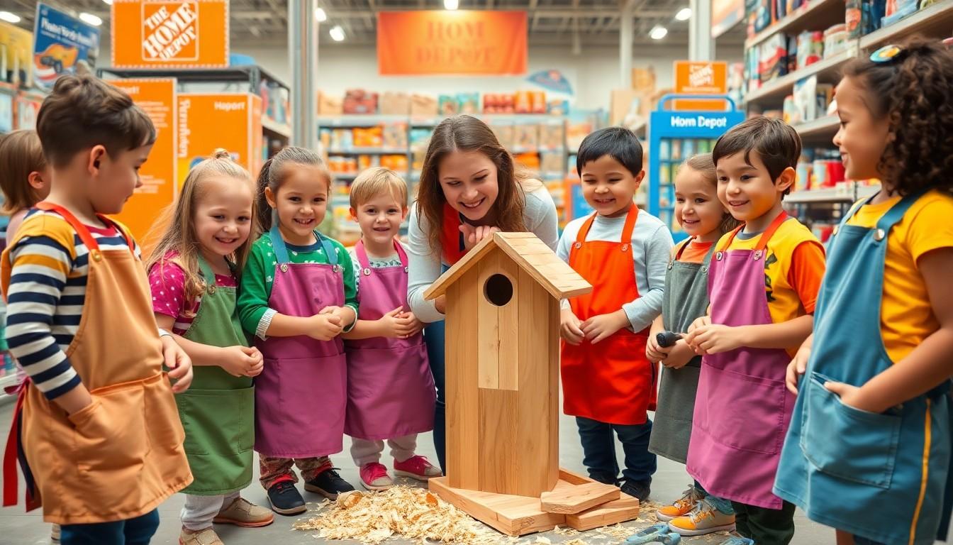 home depot diy kids